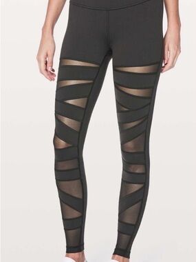 Lululemon Wunder Under Pant (Hi-Rise) *Tech Mesh 28"